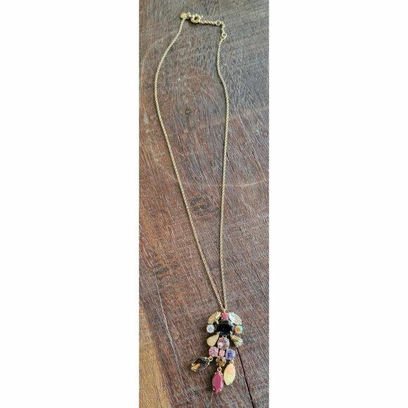 J. Crew Crystal Chandelier Pendant Necklace | Gorgeous | Color: Multi - Picture 3 of 5